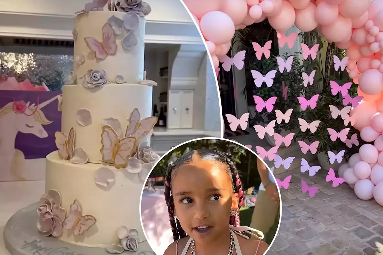 Inside Dream Kardashian’s butterfly-themed 6th birthday party