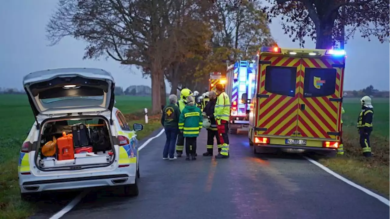 Auto prallt gegen Baum - Fahrer stirbt am Unfallort