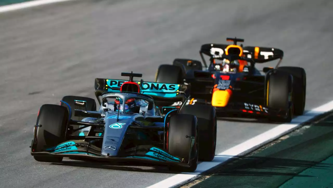 Formel-1-Sprintrennen in Brasilien: George Russell gewinnt, Max Verstappen nur Vierter