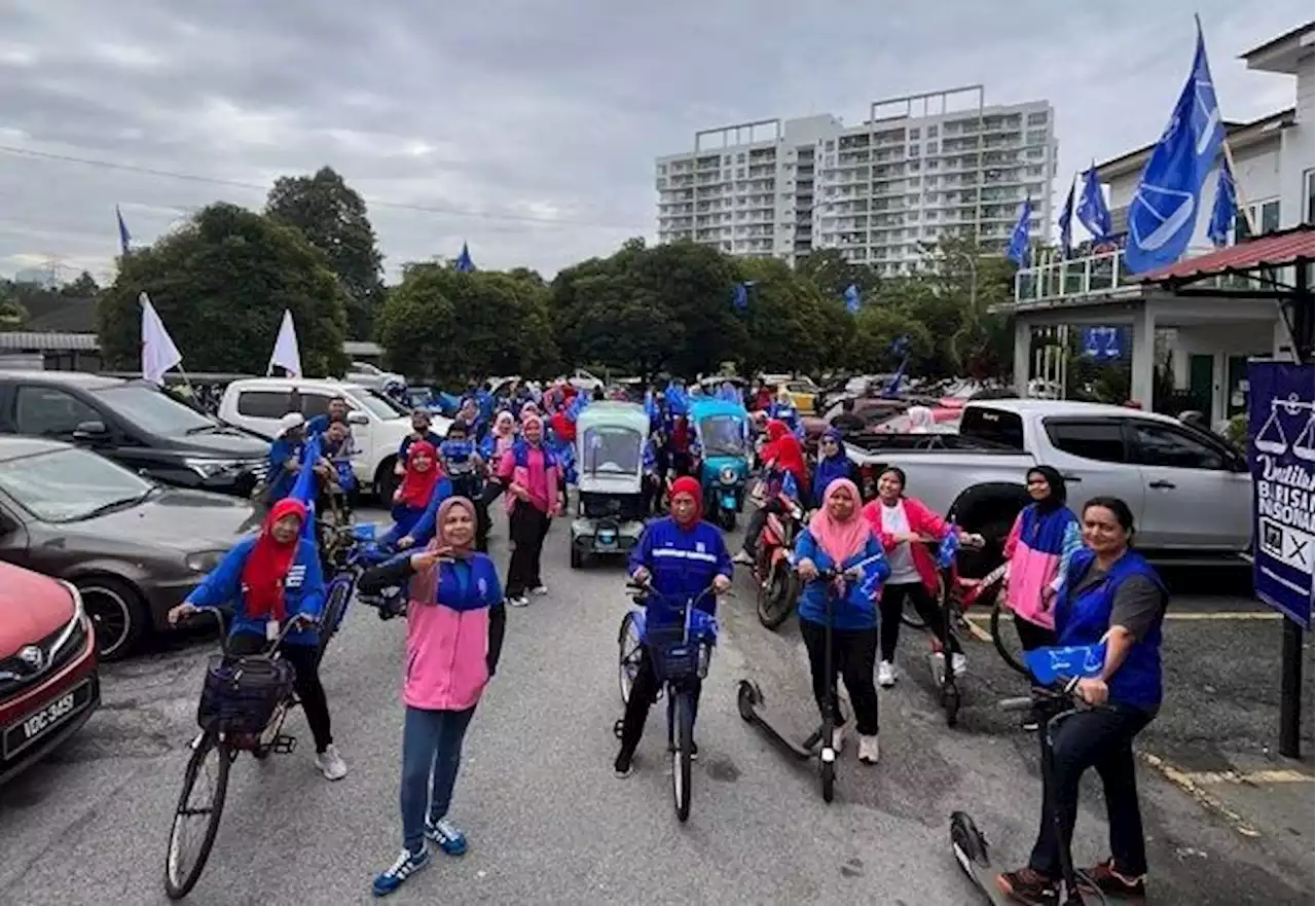 GE15: Barisan's Batu candidate goes on 'walkabout' on brightly coloured tuk tuk