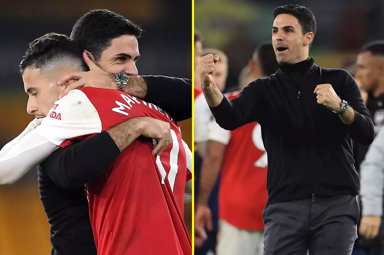 Arteta continues to play down title talk despite five-point lead over Man City