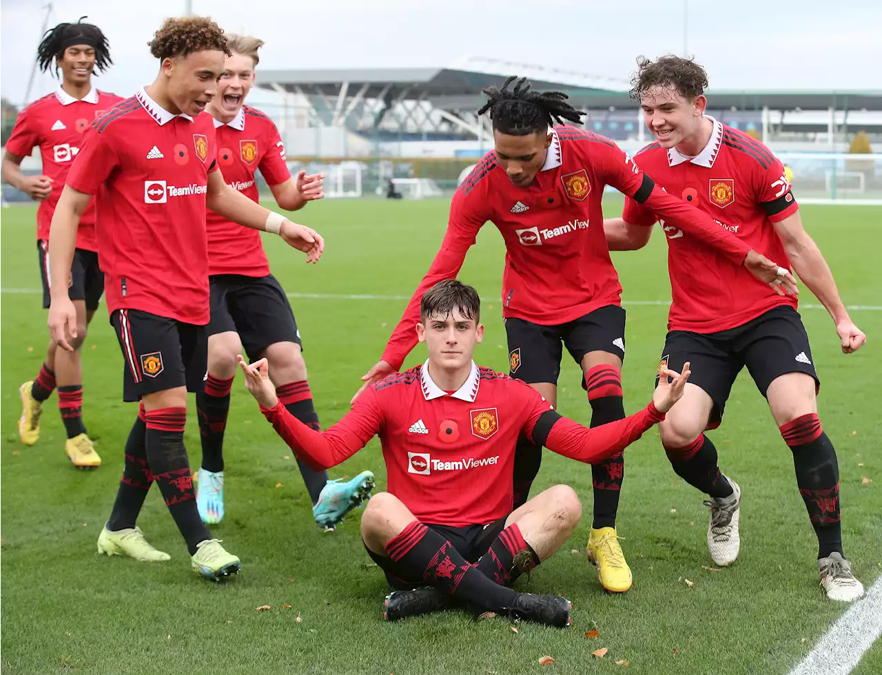 Man United U18s star produces Haaland and Ronaldo celebration to celebrate derby goal