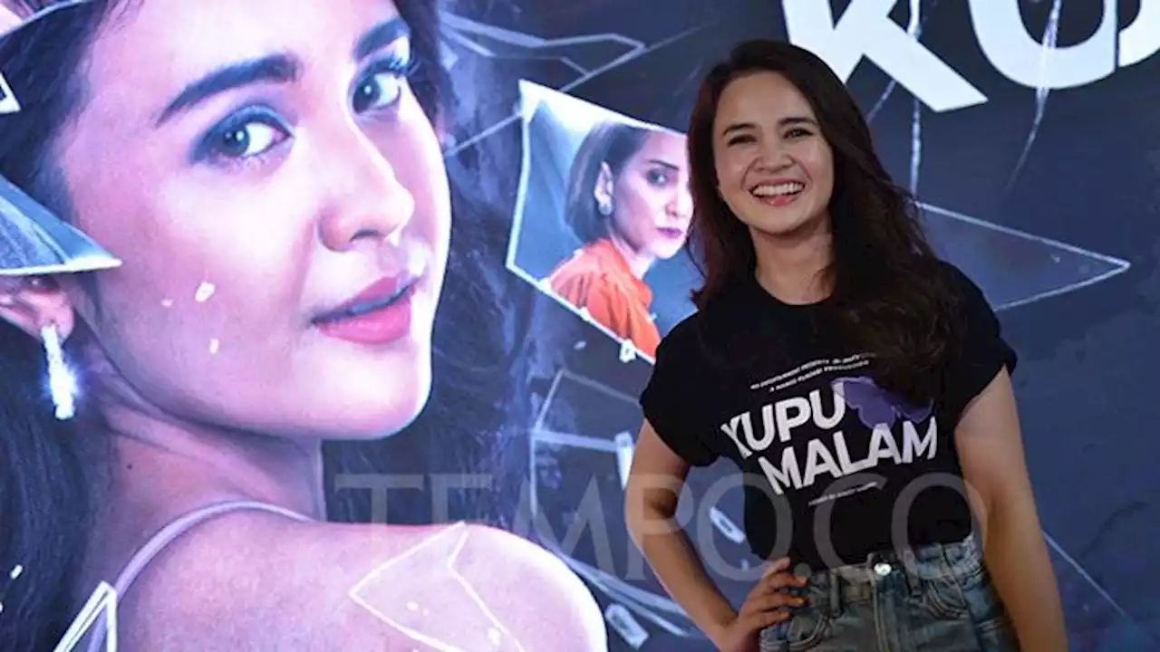 Pesona Michelle Ziudith saat Rilis Series Kupu Kupu Malam