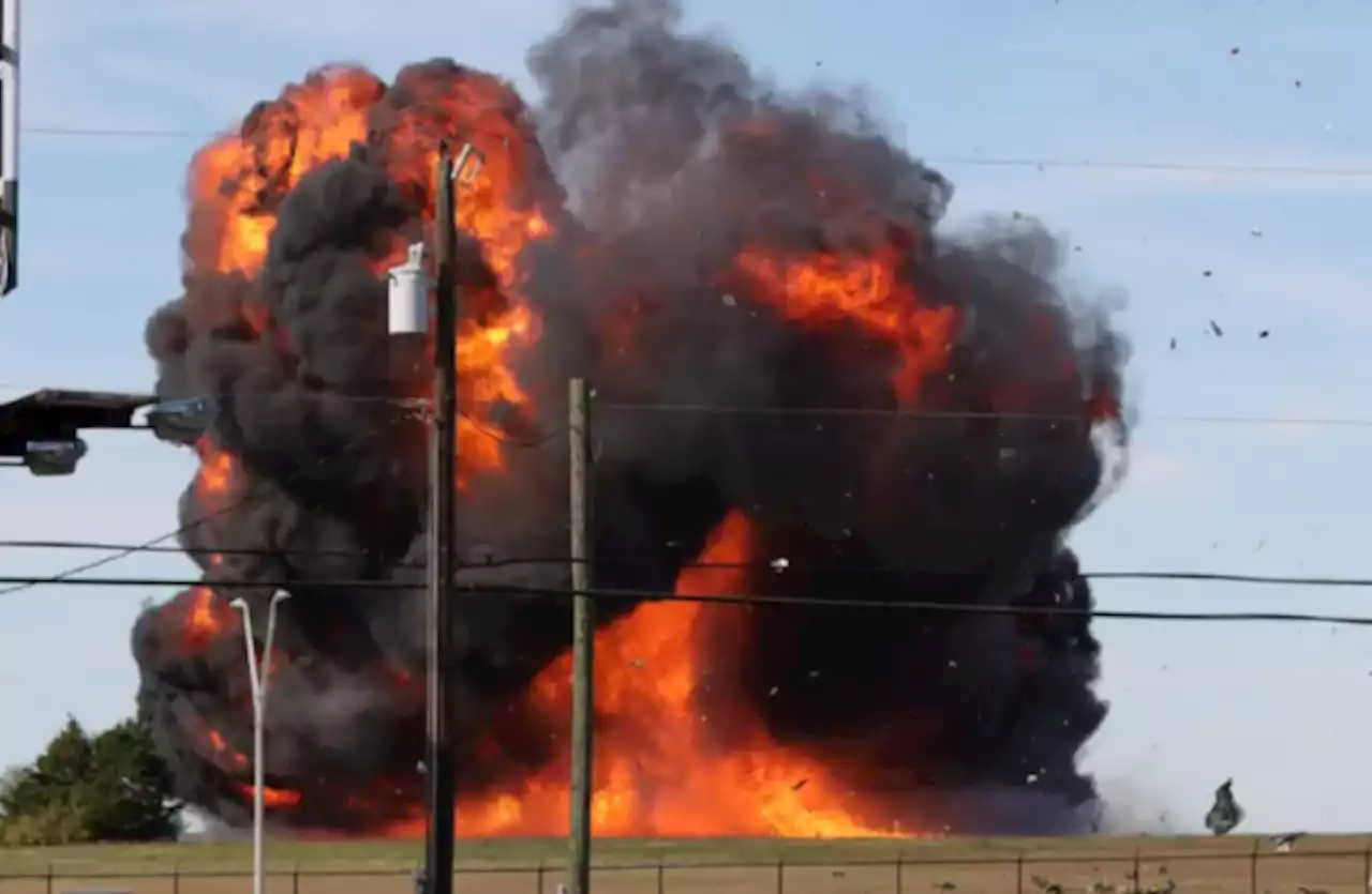 Two dead as WWII planes collide during Dallas air show