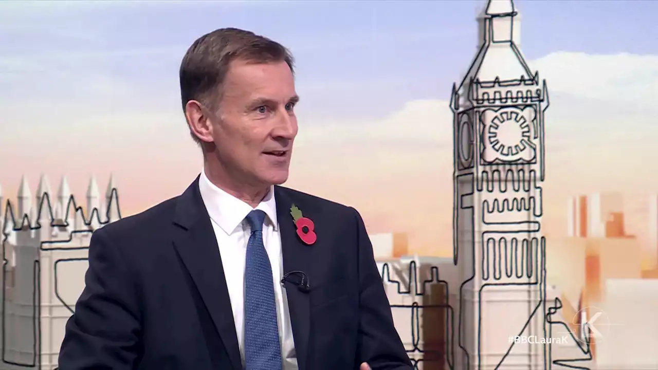 Everyone will have to pay more tax & make 'sacrifices', Jeremy Hunt says