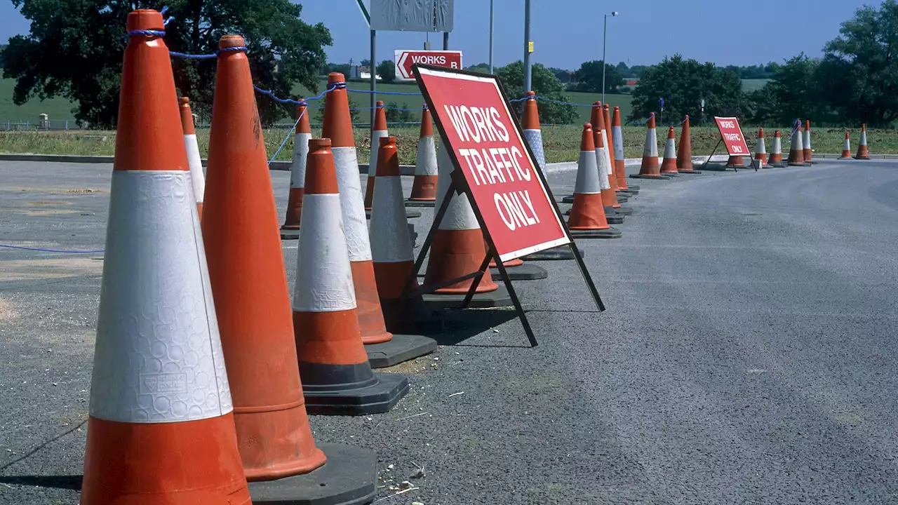 Worst areas in Britain for roadworks as £12 billion is spent in the last year