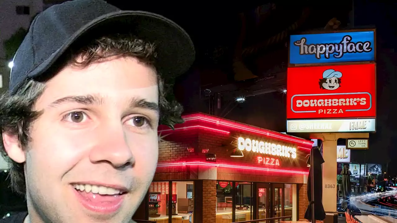 David Dobrik's New Pizza Place Gets Early Morning Campers for Opening