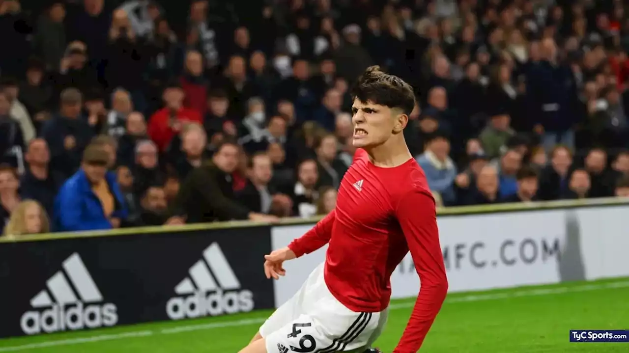 (VIDEO) Alejandro Garnacho, el héroe de Manchester United: convirtió un gol agónico en el triunfo ante Fulham - TyC Sports