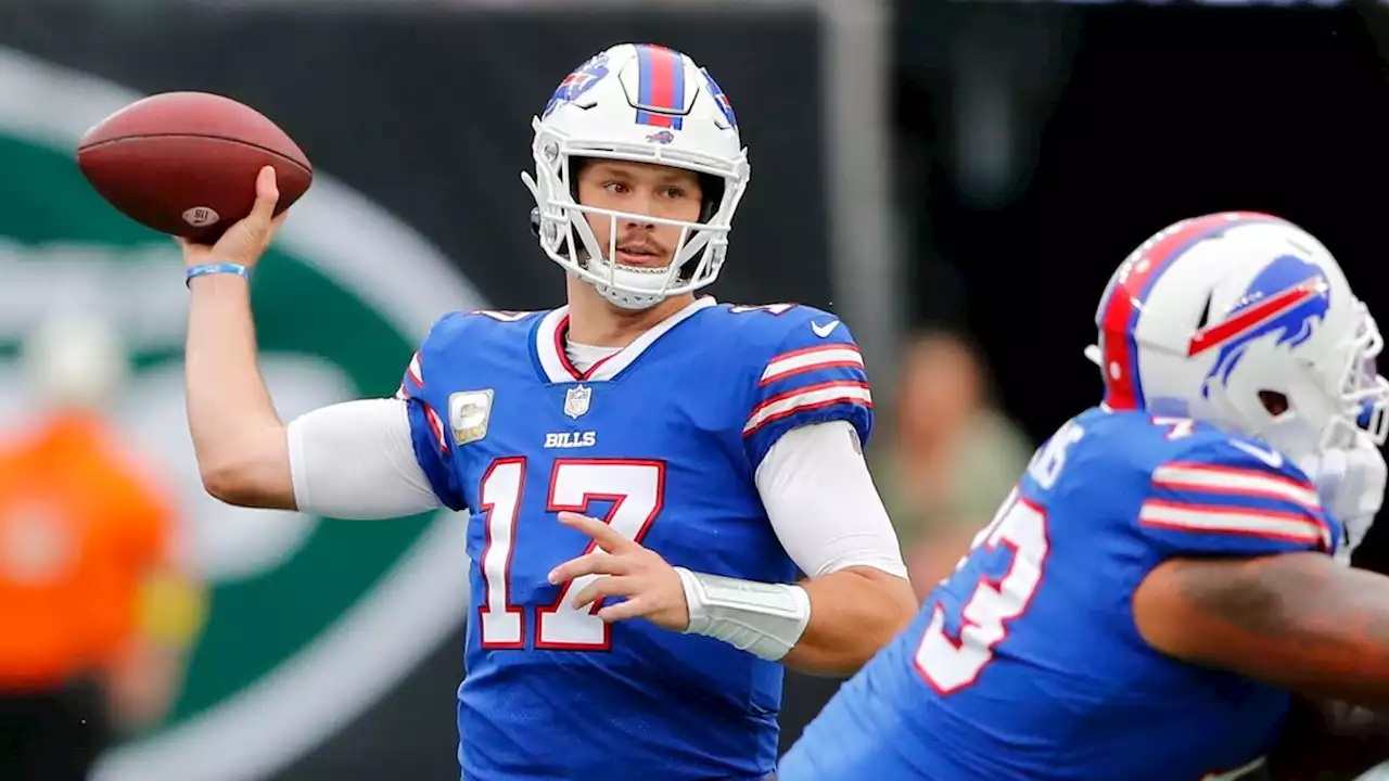 Bills start quarterback Josh Allen active despite injured elbow, expected to start Week 10