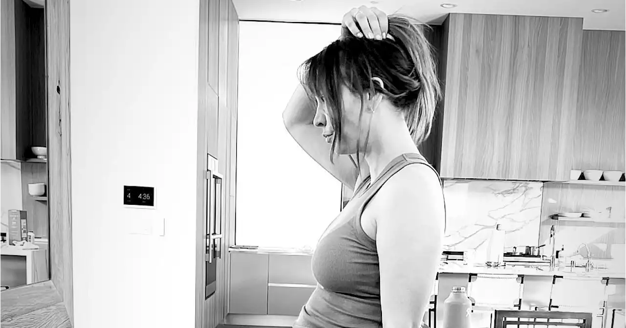 Pregnant Kaley Cuoco Shows Off Bare Baby Bump During Wardrobe Fitting