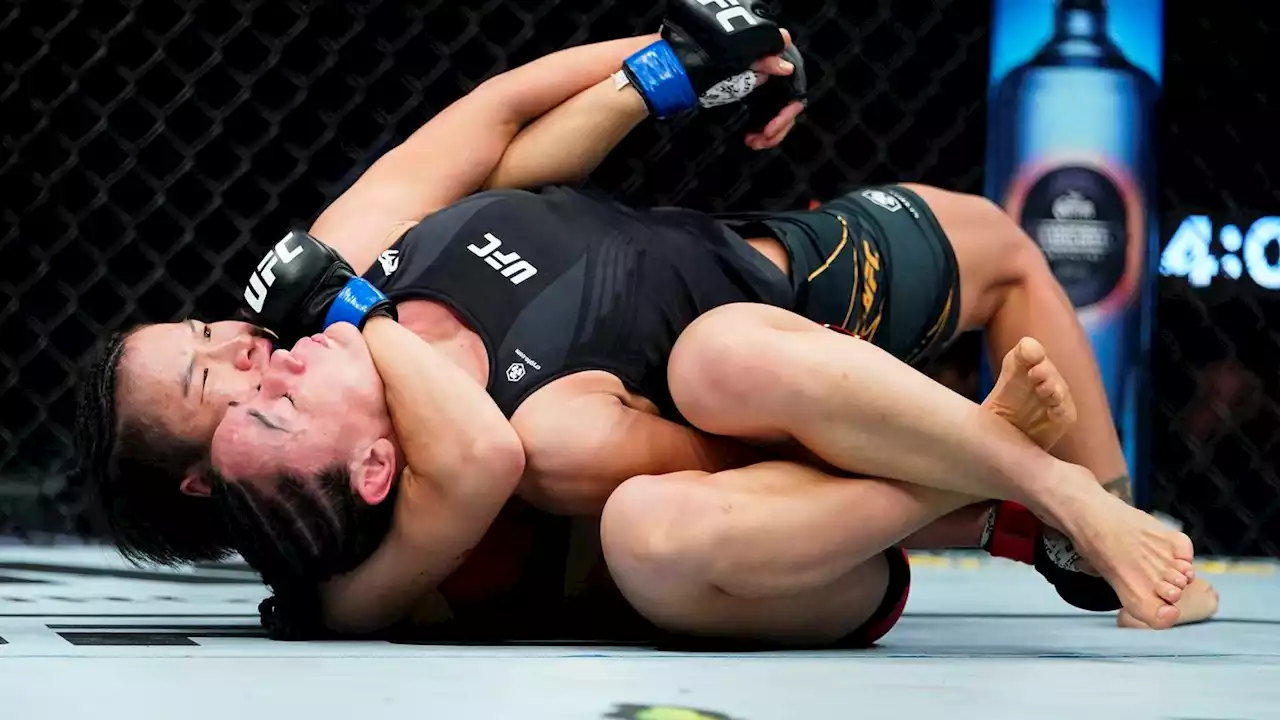 UFC 281: Zhang Weili taps out Carla Esparza, reclaims strawweight title