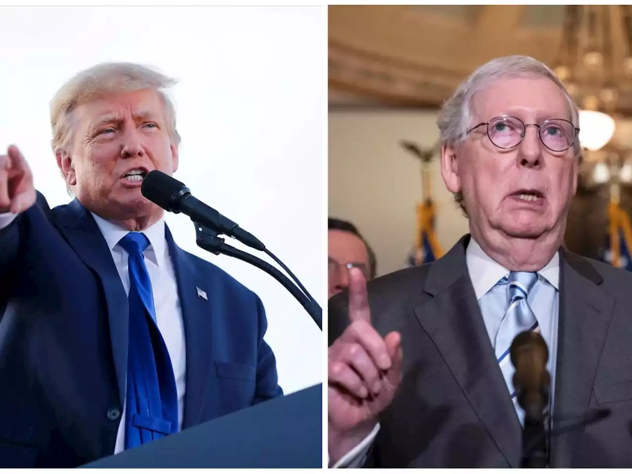 Trump is calling his political allies and encouraging them to blame Mitch McConnell for GOP's poor midterm results, report says