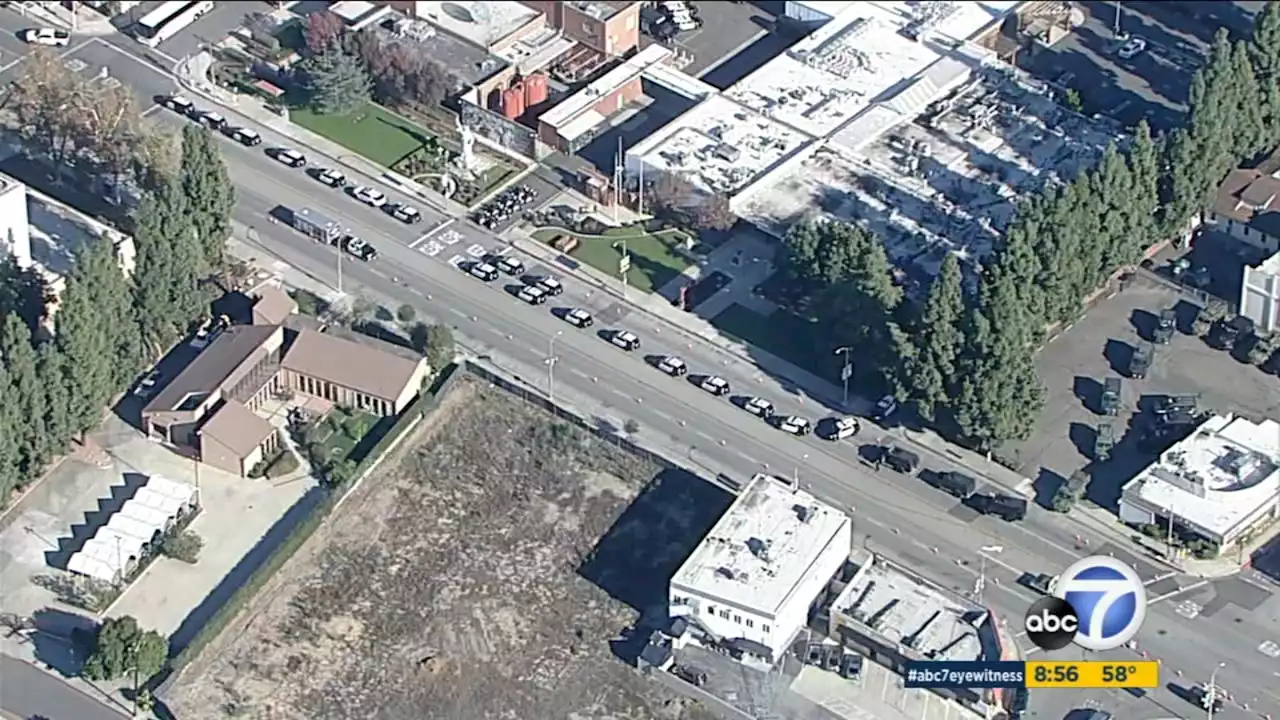 Procession, memorial service honors El Monte Police Chief Ben Lowry, who died at 45