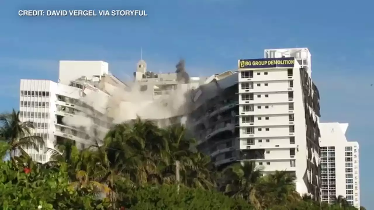 Miami Beach hotel that hosted President John F. Kennedy, Beatles imploded