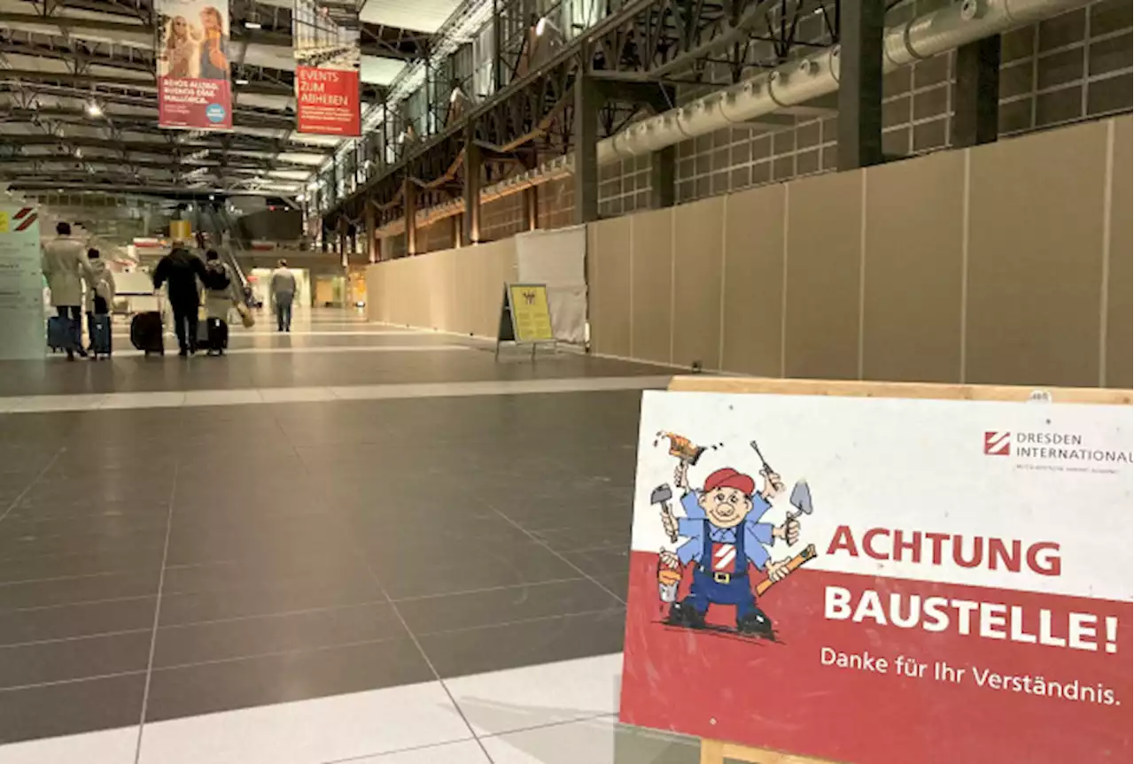 Umfangreiche Modernisierungsarbeiten am Flughafen Dresden