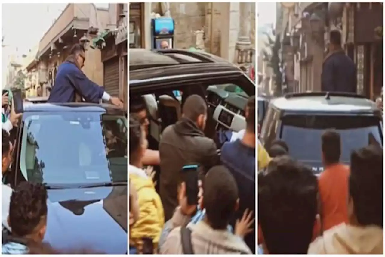 أهالي الجمالية تحاصر محمد رمضان أثناء تصوير «العمدة» | فيديو