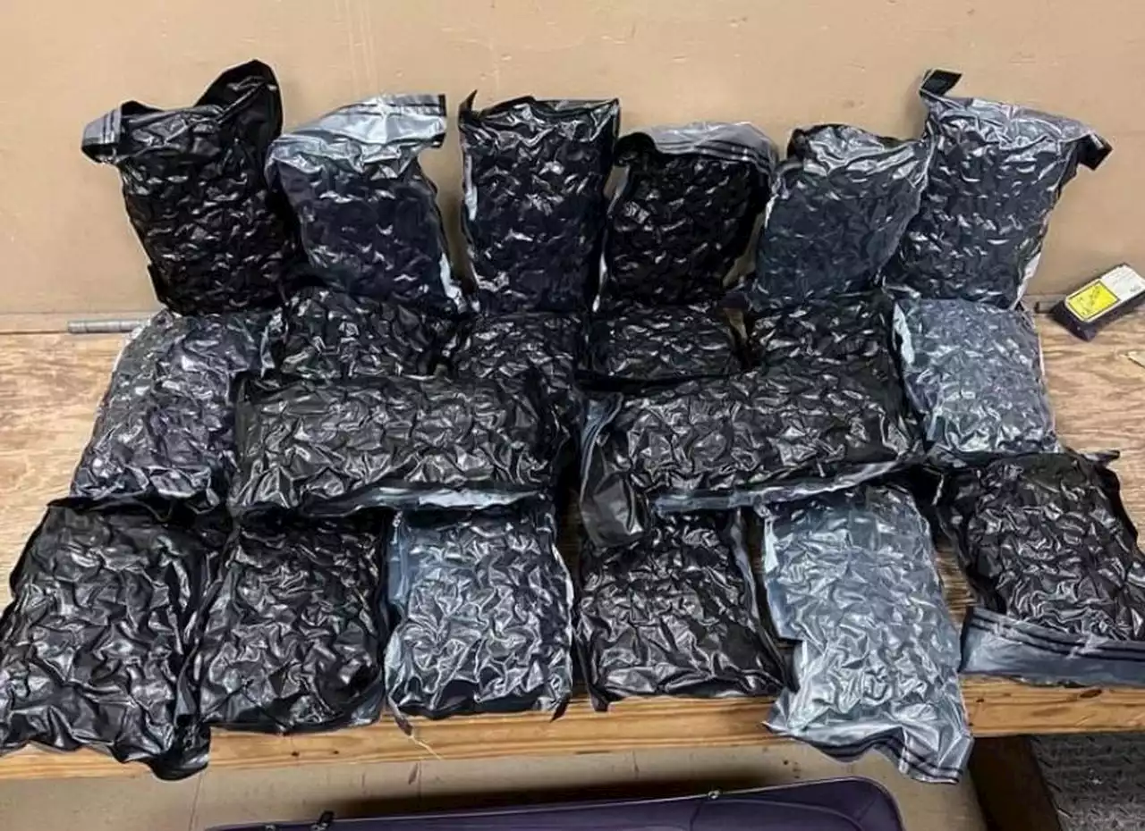 46 pounds of marijuana found inside luggage at Birmingham airport; 2 females detained