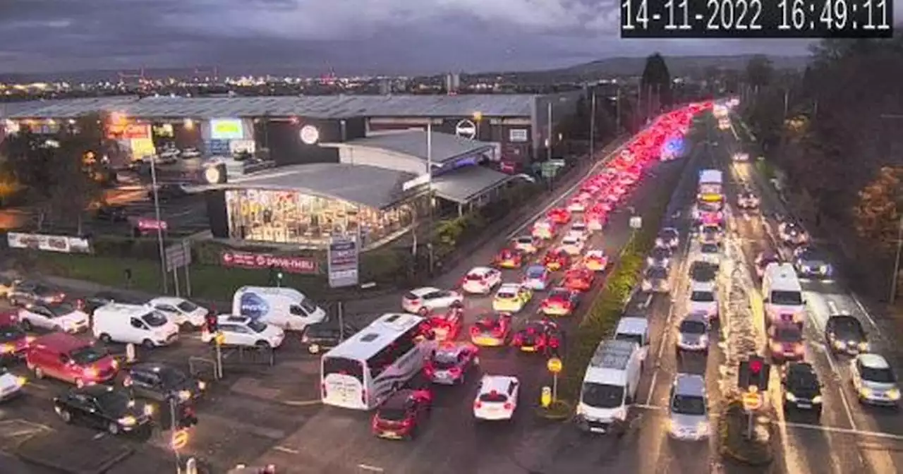 Live updates as Belfast road closed in both directions after crash