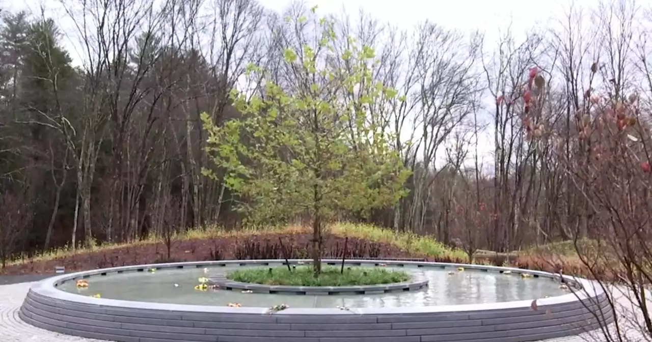 Sandy Hook Elementary School shooting memorial unveiled near site of school in Newtown