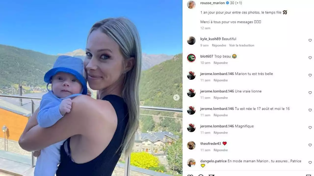 Marion Rousse maman comblée : elle partage un cliché adorable de son fils à la neige