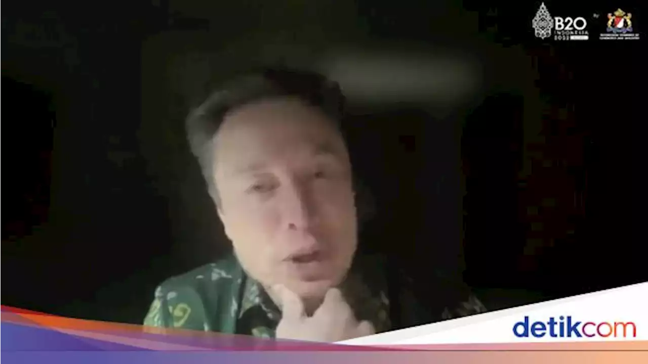 Elon Musk Bicara Energi Berkelanjutan, Singgung Teknologi yang Bikin Khawatir