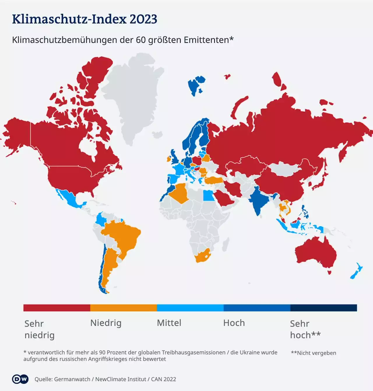 Klimaschutz-Index 2023: Energiekrise als Stresstest | DW | 14.11.2022