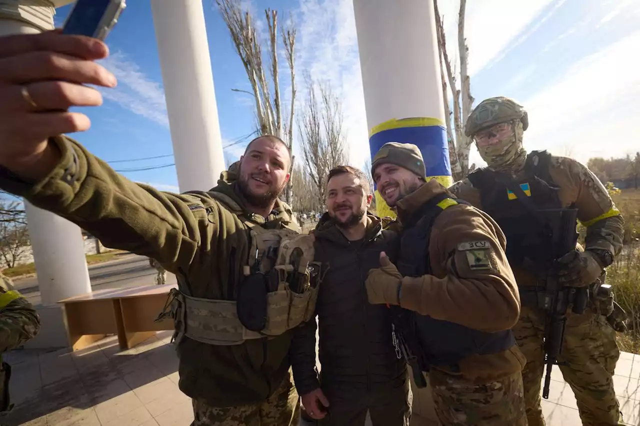 Zelensky visits liberated Kherson, touts ‘beginning of the end’ of Russia’s invasion