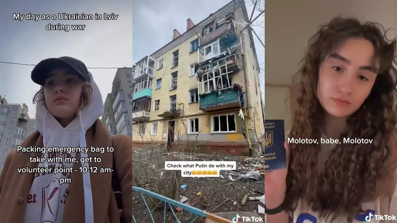 Young Ukranians on using TikTok to show the reality of war