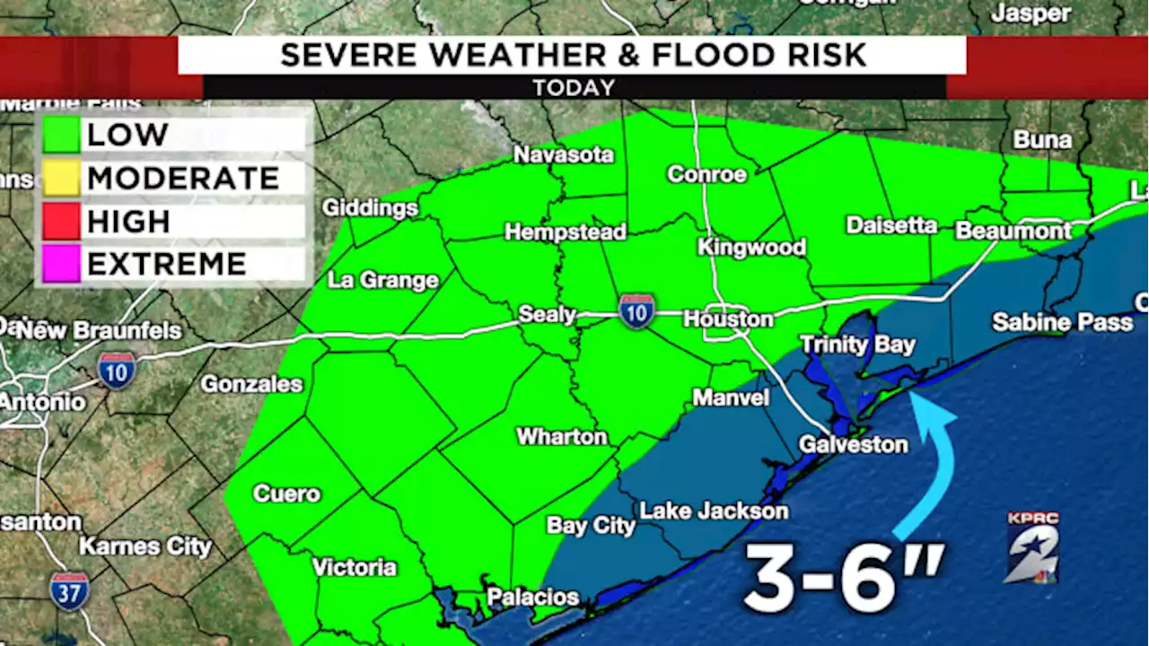 Severe weather and flood threat possible today