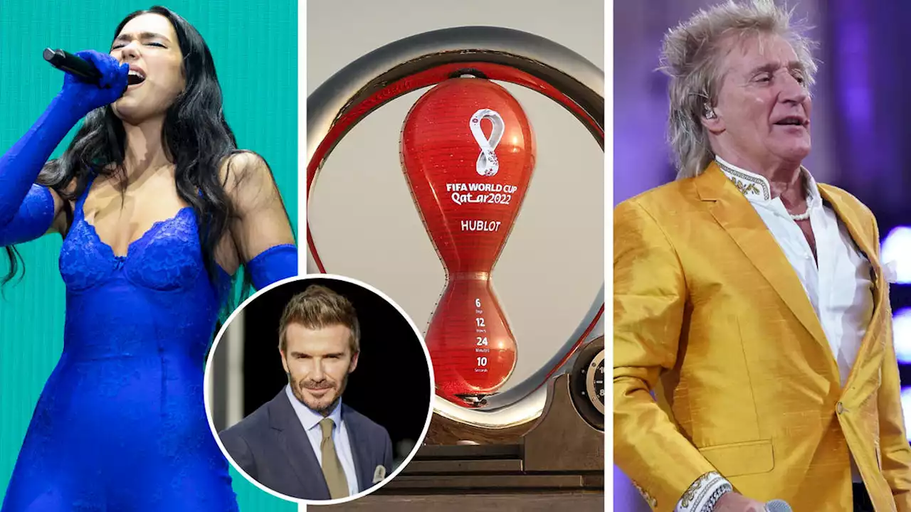 Dua Lipa and Rod Stewart among stars to snub Qatar as pressure grows on Beckham over World Cup