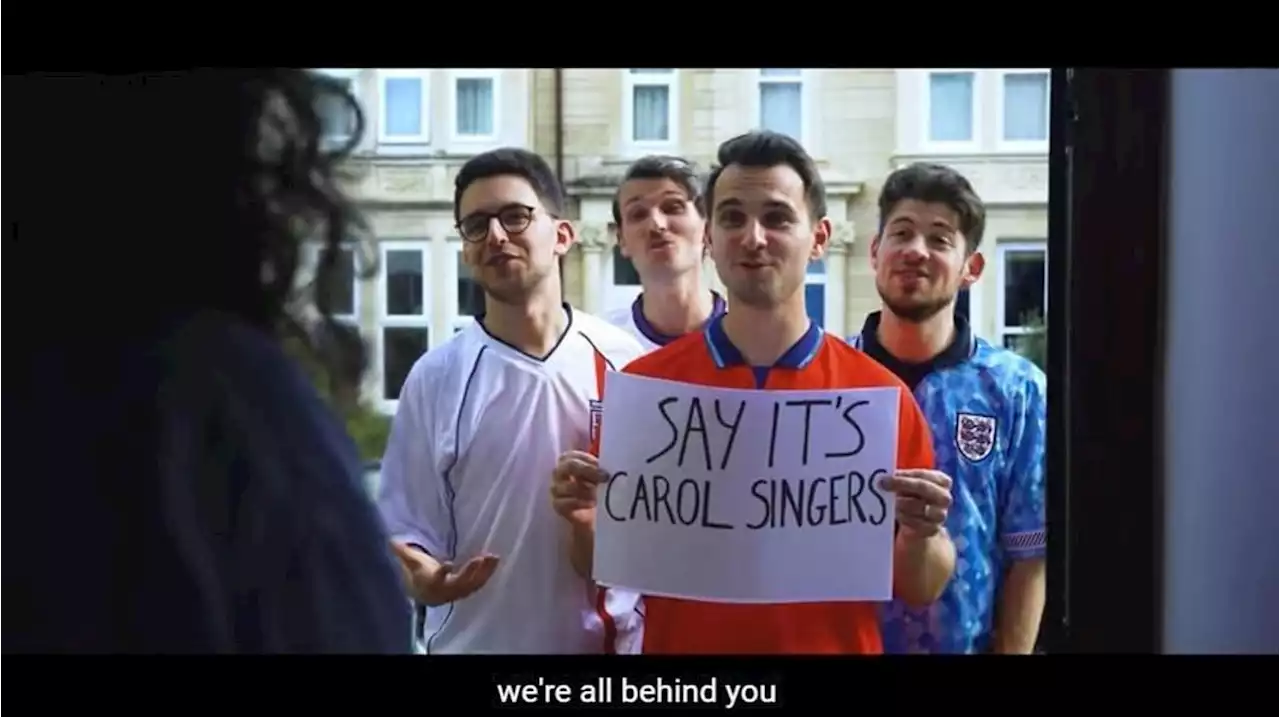 Leeds barbershop quartet release video for charity World Cup and Christmas single