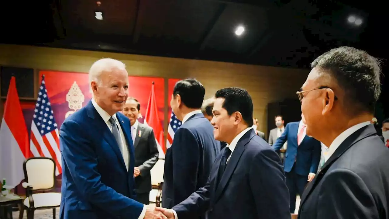 Bertemu Joe Biden Bareng Jokowi, Erick Thohir: AS Dukung Indonesia Jadi Pusat Ekonomi Dunia