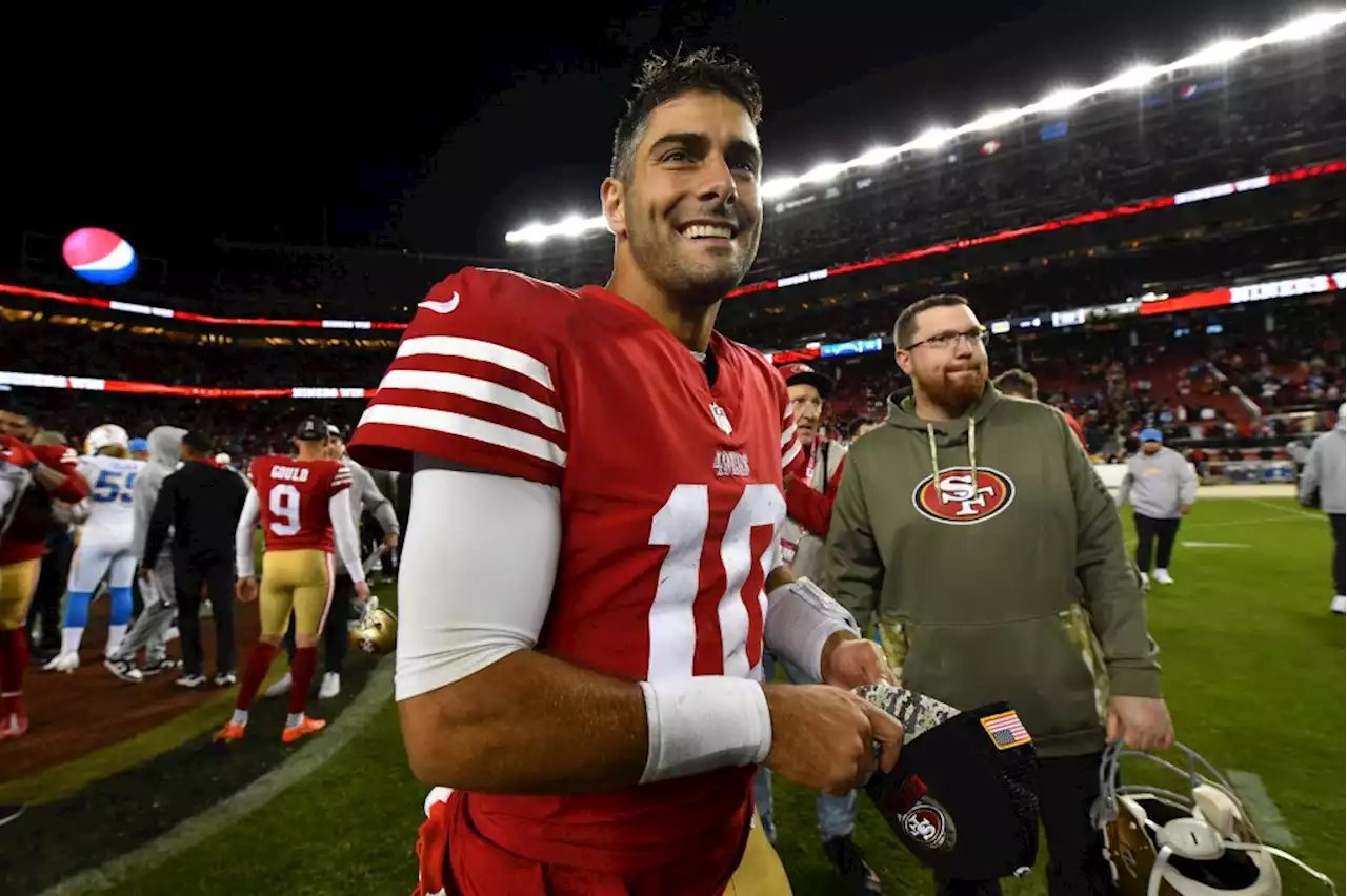 McDonald: Jimmy Garoppolo showed best version of himself in win over Chargers