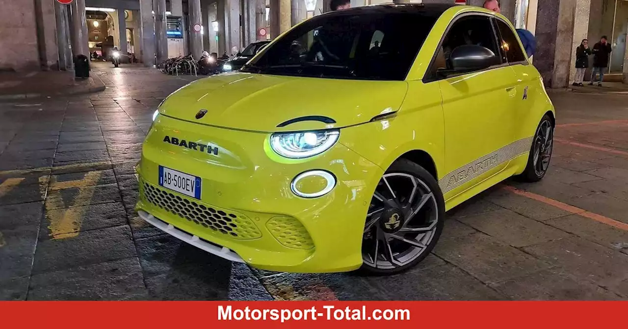 Leak: Das erste Foto des elektrischen Abarth 500!