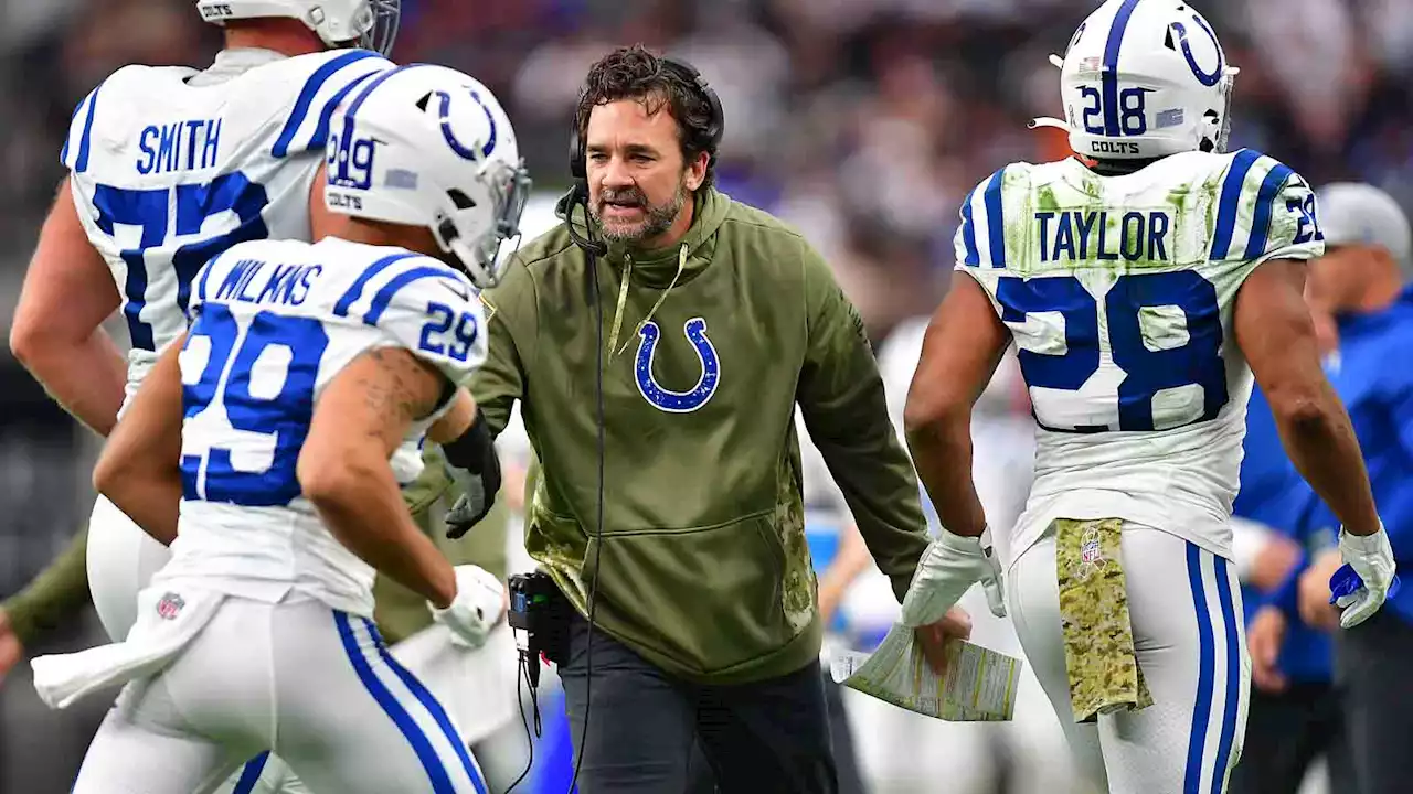 Watch Jeff Saturday's Speech After Colts Beat Raiders in NFL Coaching Debut