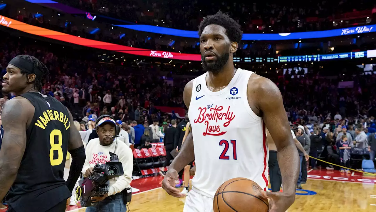 Sixers' Joel Embiid Has Golden Touch, Trash-Talking Tongue in All-Time Great Game