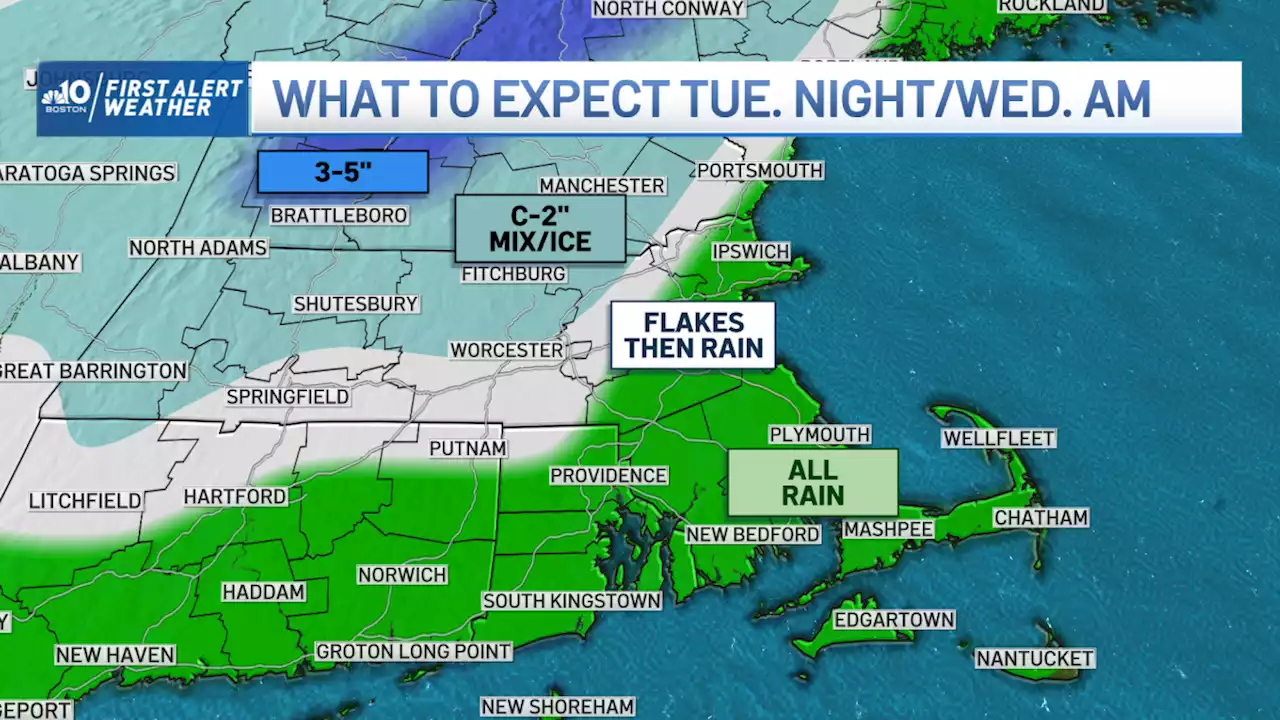 Wintery Blast Arrives in New England This Week, Bringing Snow to Some Areas