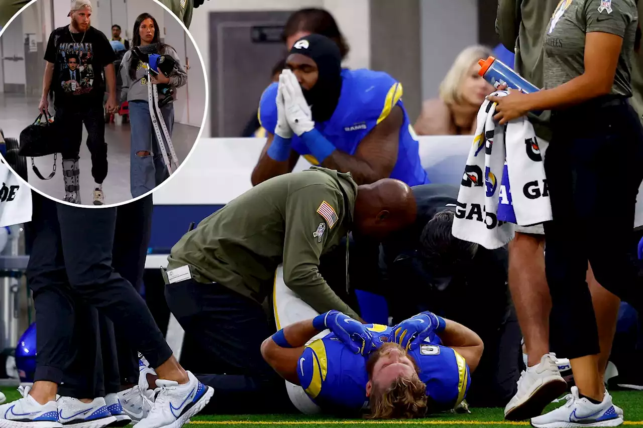 Cooper Kupp injures ankle as Rams’ woes keep worsening: ‘Didn’t look good’