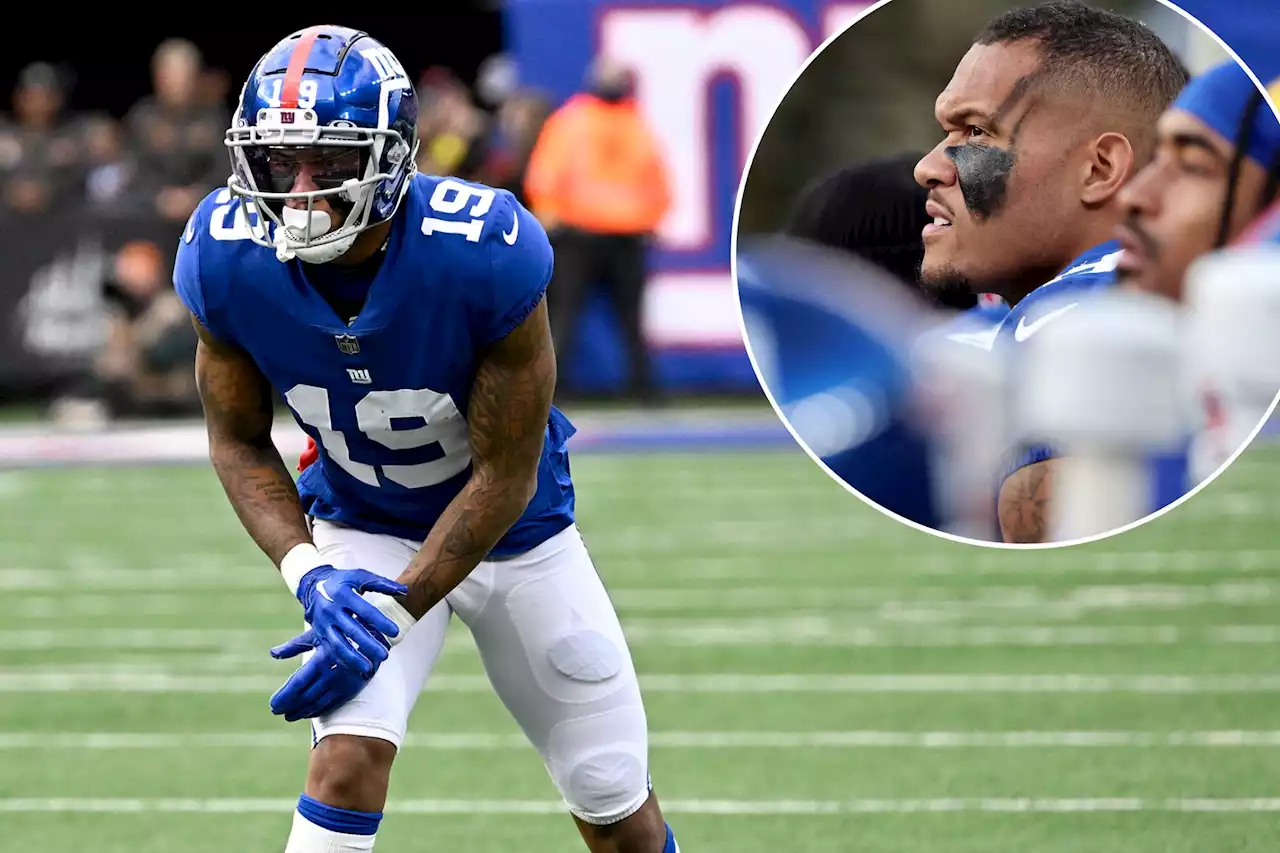 Kenny Golladay’s Giants return turns into another nightmare: ‘Unacceptable’