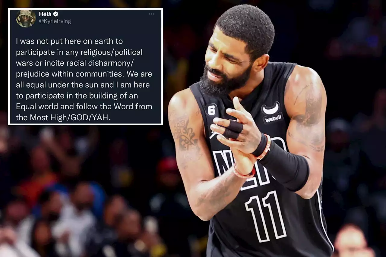 Nets’ Kyrie Irving tweets cryptic message as he remains suspended