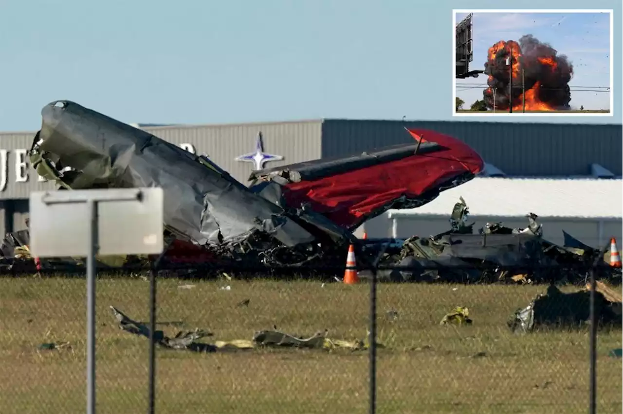 NTSB to probe deadly Dallas airshow crash of vintage WWII planes