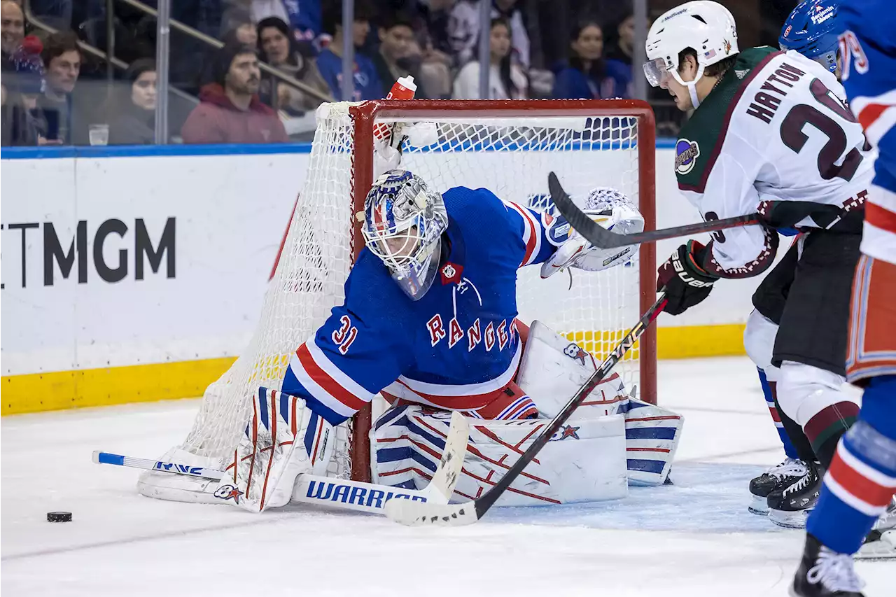 Rangers turn back clock as Igor Shesterkin dominates Coyotes for needed win