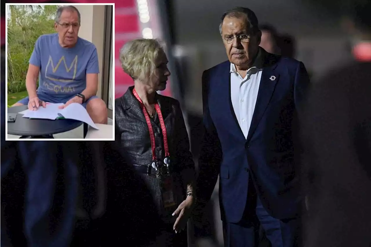 Russian Foreign Minister Sergey Lavrov denies he was hospitalized at G20