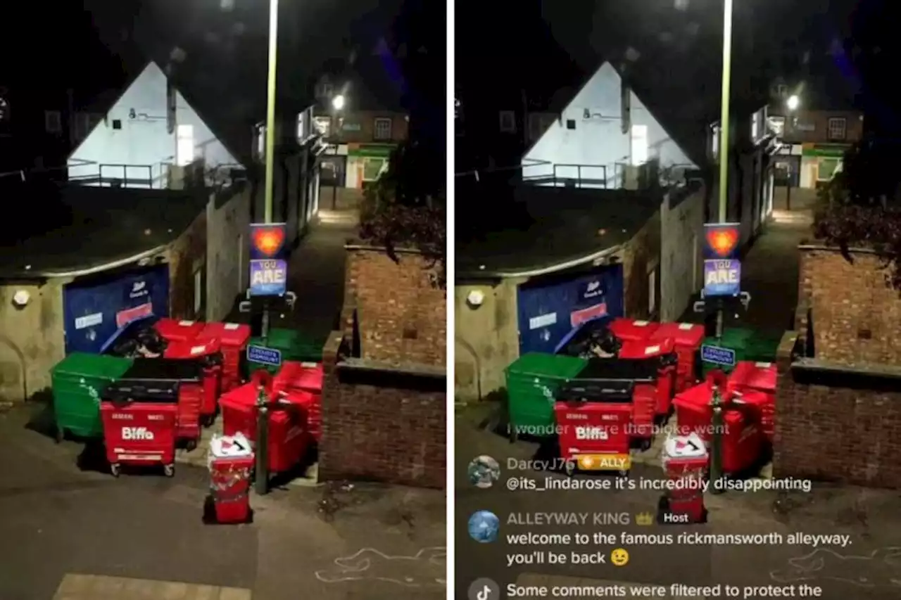 Famous TikTok alley criticised after latest bins prank