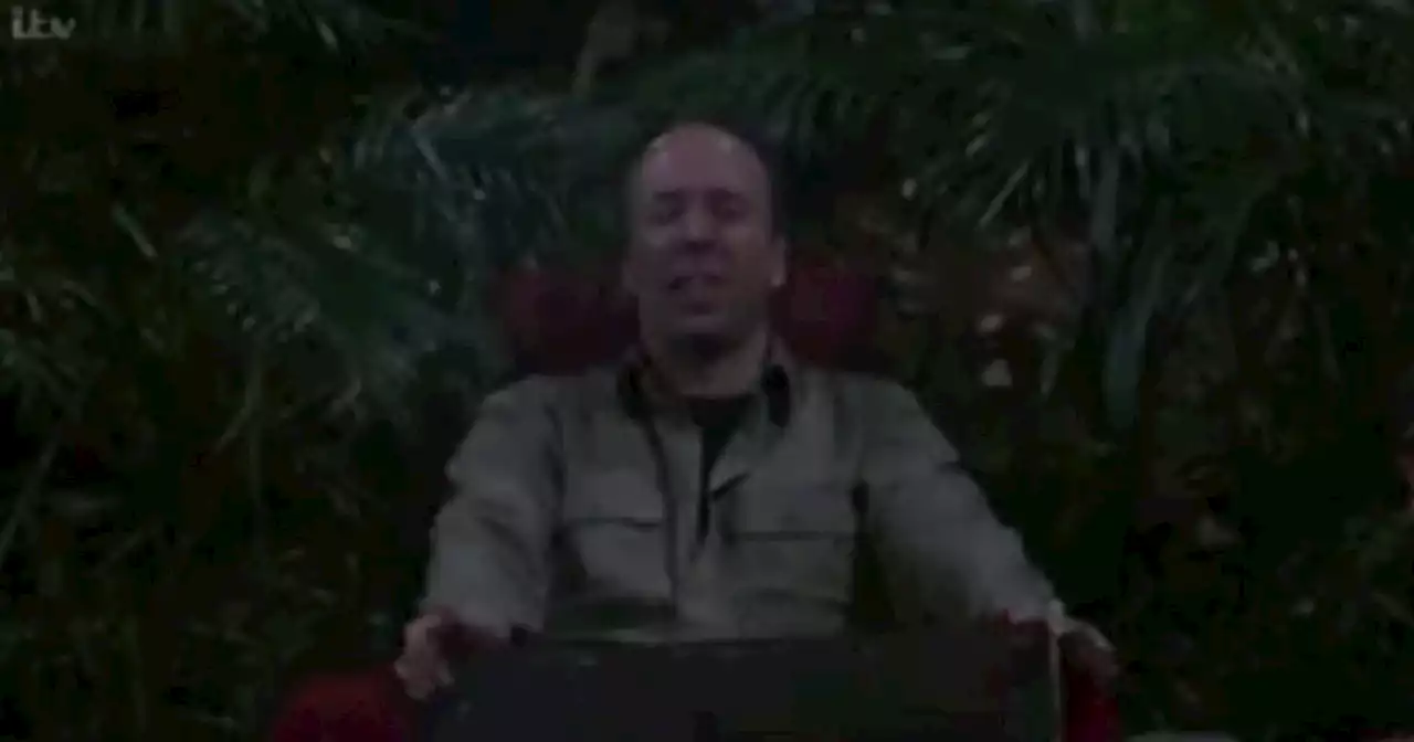 I'm A Celeb fans in hysterics as 'leader' Matt Hancock falls off chair