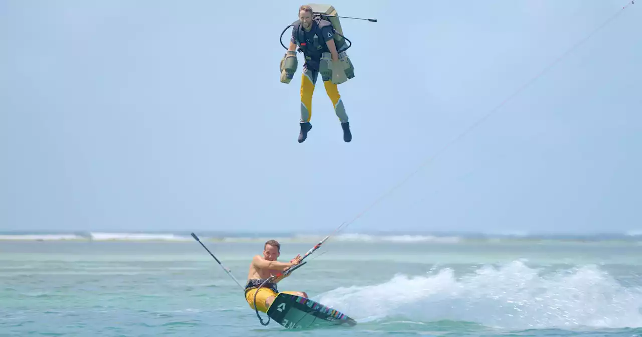 How 'Real-Life Iron Man' and Pro Kite Surfer Teamed Up for One Epic Video