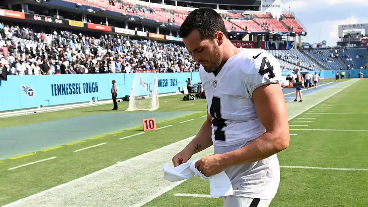 Derek Carr Fights Back Tears While Discussing Raiders’ Woes vs. Colts