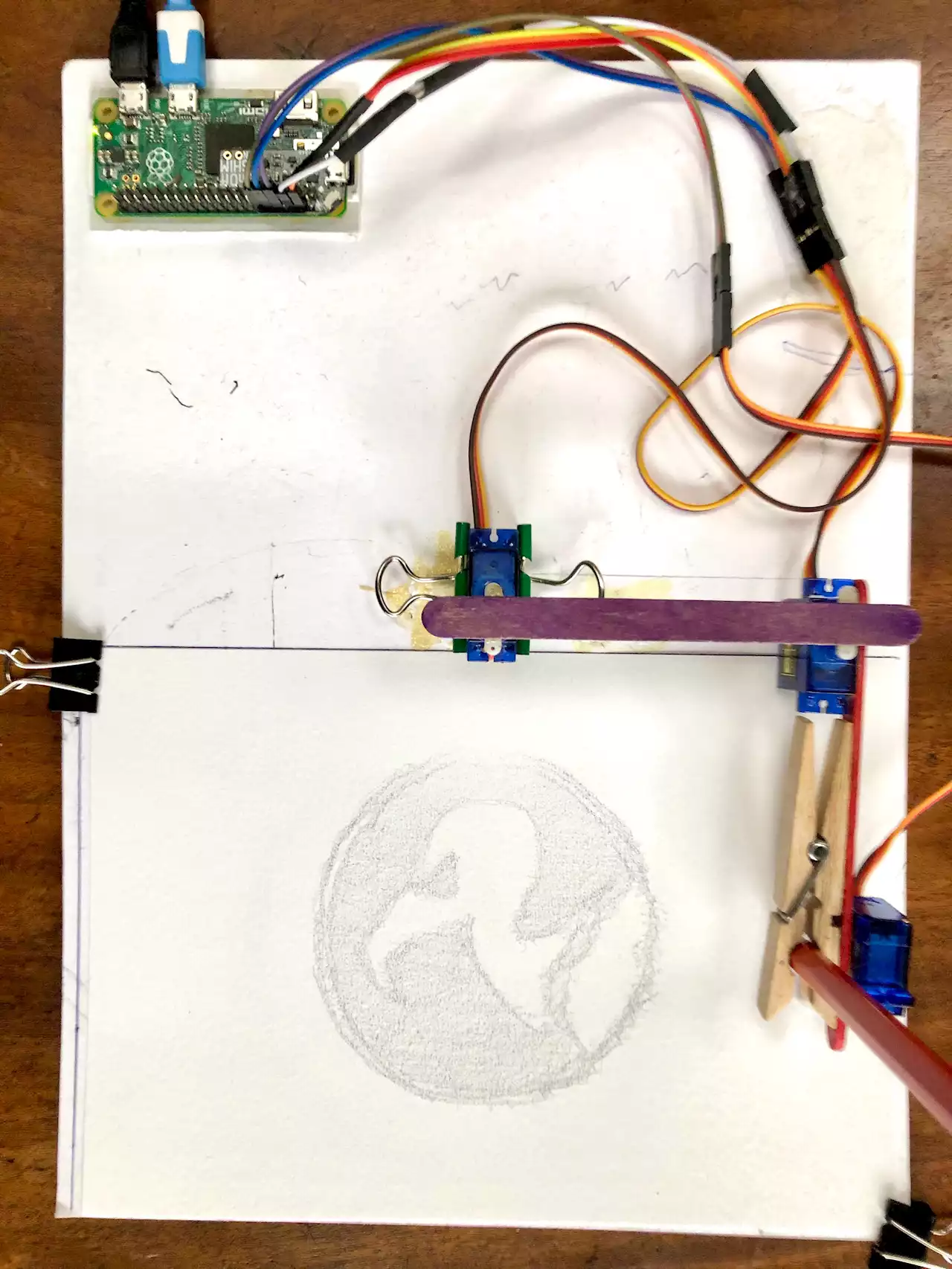Build your own pen-plotter, for under $15