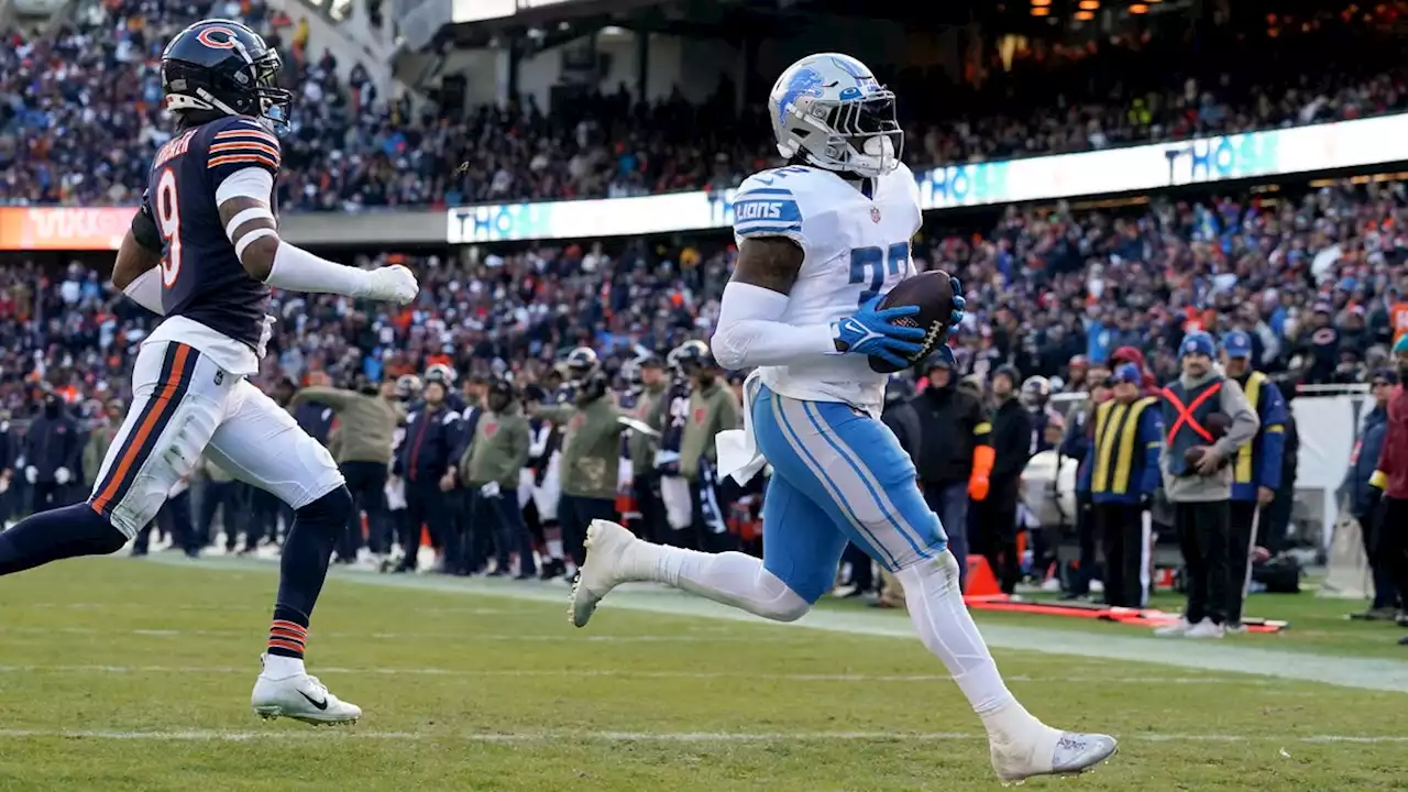 Detroit Lions rally past Chicago Bears, 31-30, for Dan Campbell's first road win