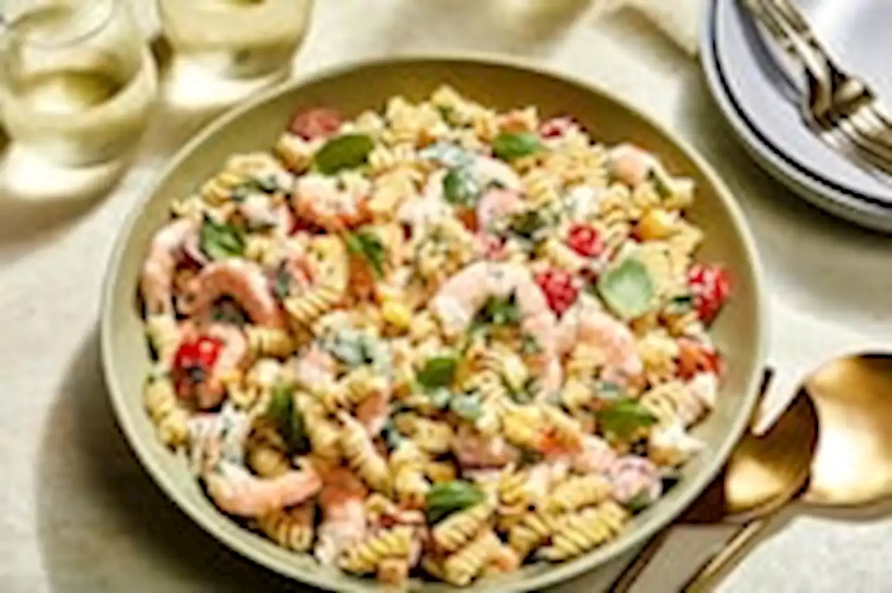 This creamy shrimp salad has Sicilian roots by way of New Orleans